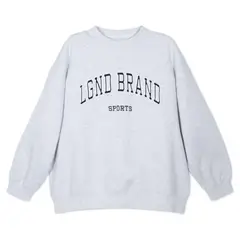 LGND - Polerón Light Gray Crew Neck Mujer