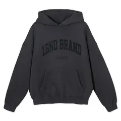LGND - Polerón Charcoal Hoodie Mujer