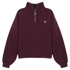 LGND - Polerón Burgundy Mid Mock Neck  Mujer