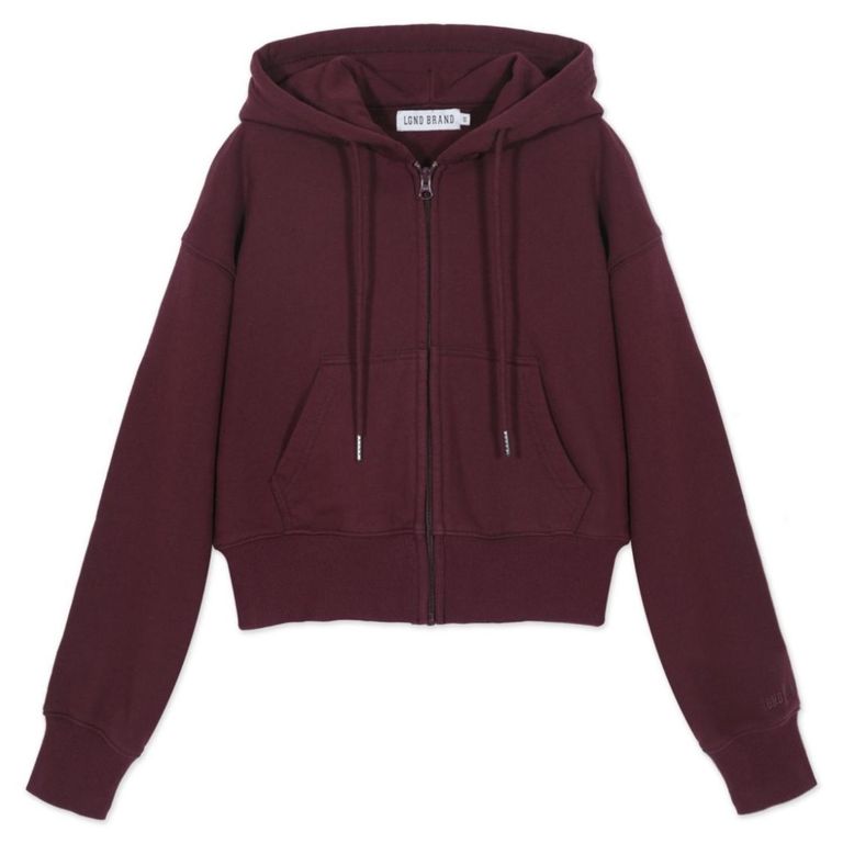 Polerón Corto Burgundy Mujer