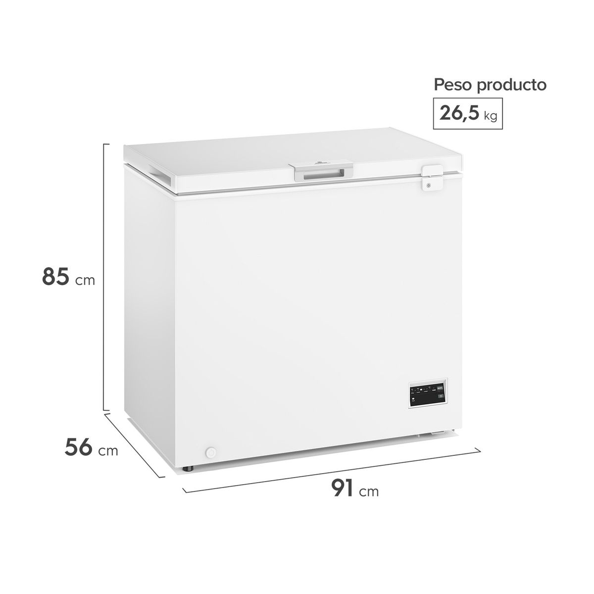 MADEMSA - Congelador Horizontal M200DI 1 Mademsa