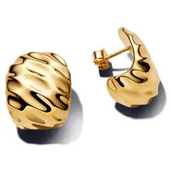 PANDORA - Aros Anchos Ondulados Mujer