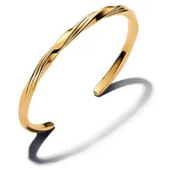 PANDORA - Brazalete Trenzado Abierto Mujer