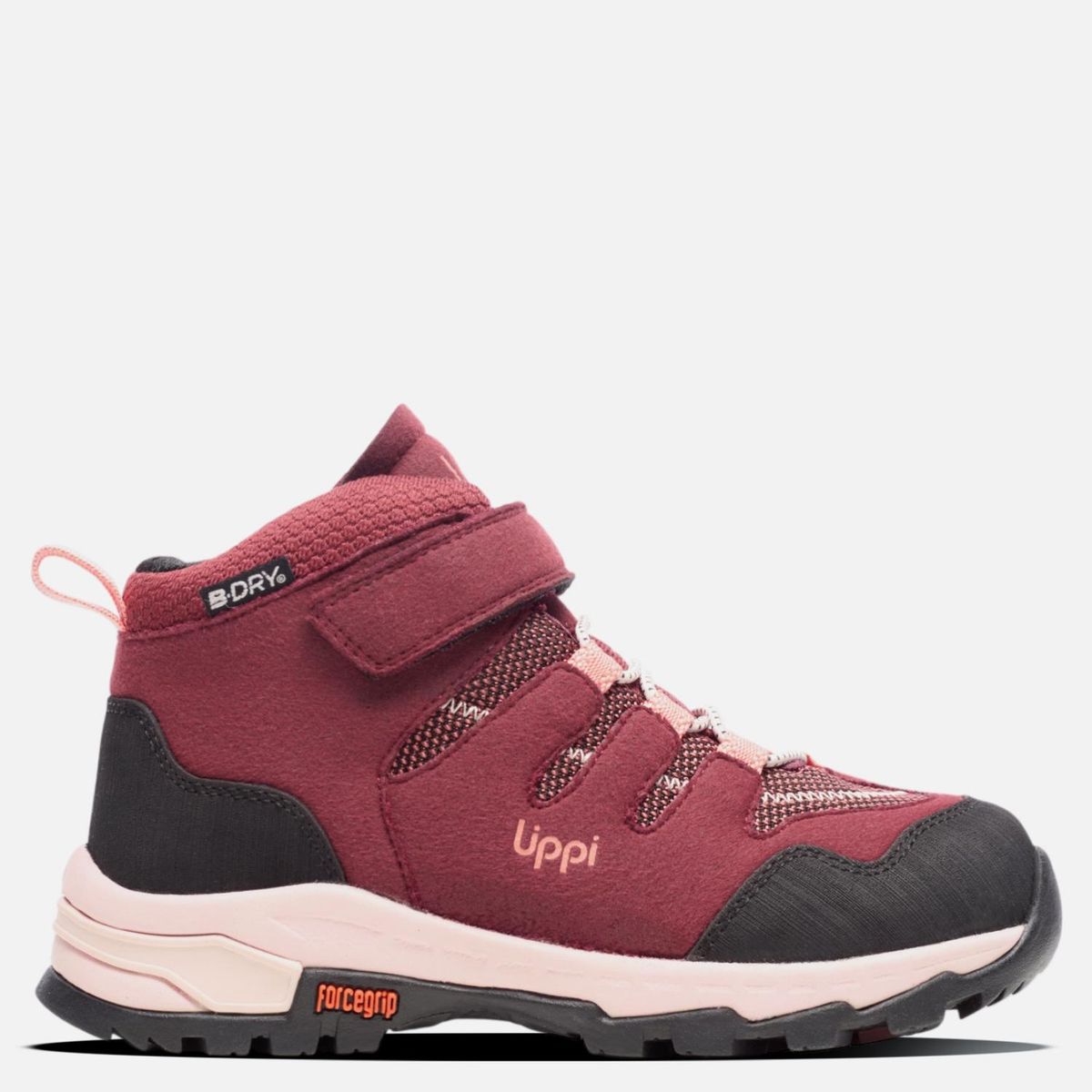 LIPPI - All Terra Mid Kids Zapatilla Urbana Niña Burdeo (26 a 33) Lippi