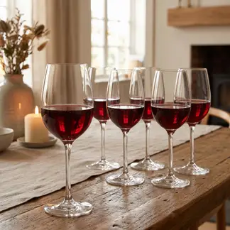 BASEMENT HOME - Set 6 Copas Vino 460 ml Vidrio