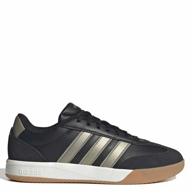 Vl Court Fc Zapatilla Urbana Mujer Cuero Negro