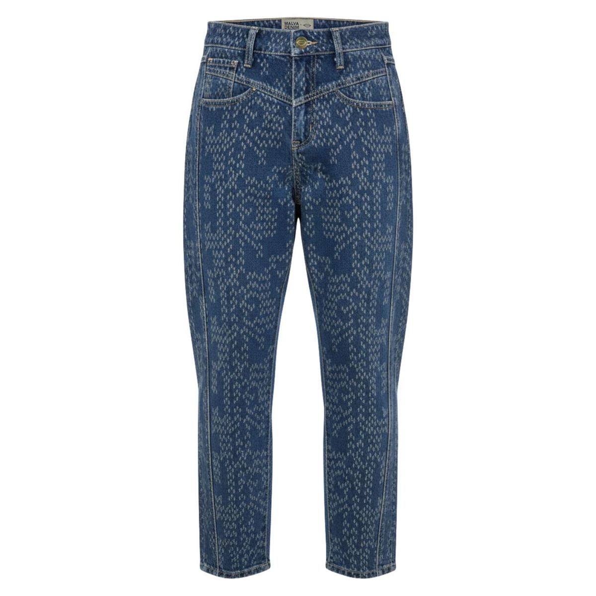MALVA - Jeans Holly Tiro Medio Mujer Malva