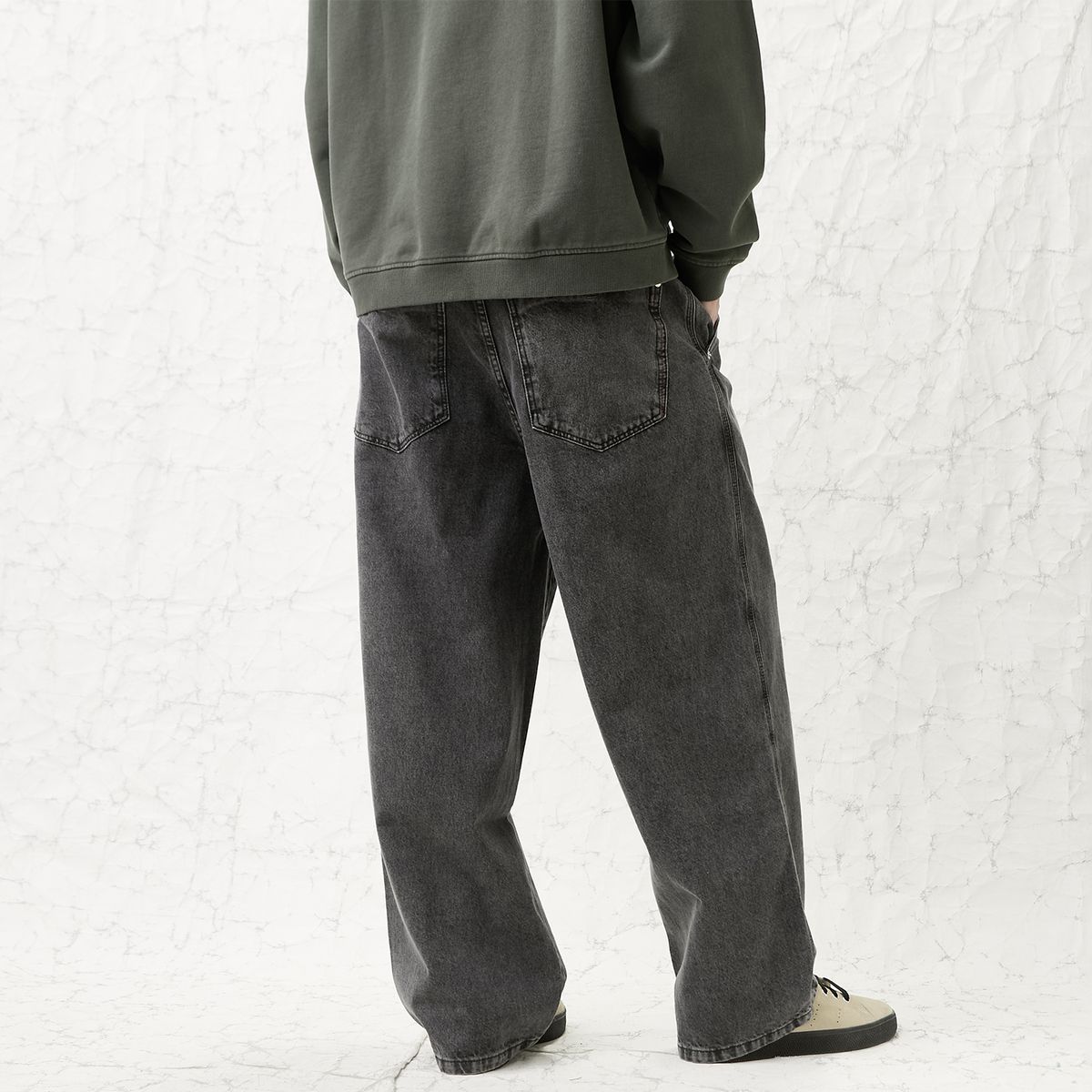 AMERICANINO - Jeans Baggy Tiro Alto Hombre Americanino