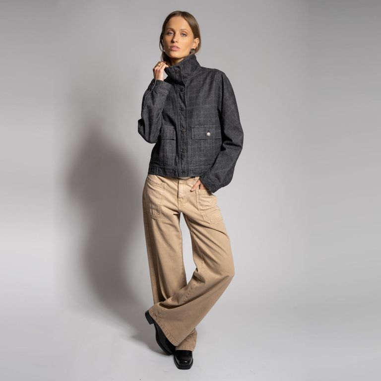 Jeans Tiro Alto Mujer