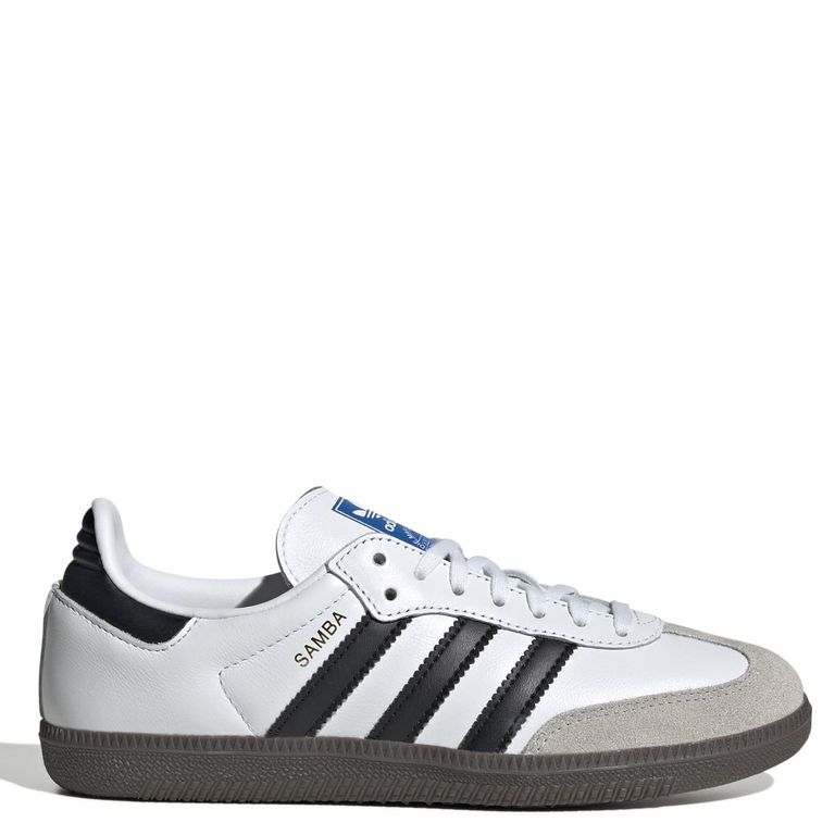 Samba OG J Zapatilla Urbana Unisex Niño Cuero Blanco (35.5 A 39.5)