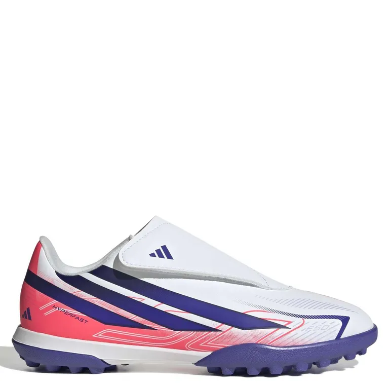 F50 Hyperfast Club Vel TF J Zapatilla Fútbol Unisex Adulto Blanco