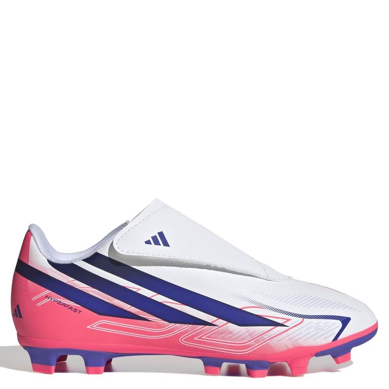 F50 Hyperfast Club Vel FG/MG J Zapatilla Fútbol Unisex Adulto Blanco