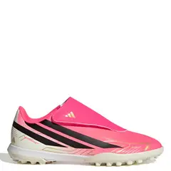 ADIDAS - F50 Hyperfast Club Vel Tf J Zapatilla Fútbol Unisex Adulto Rojo