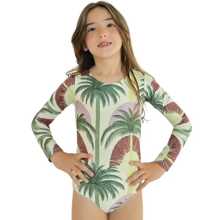 Traje De Baño Protección Solar Niña