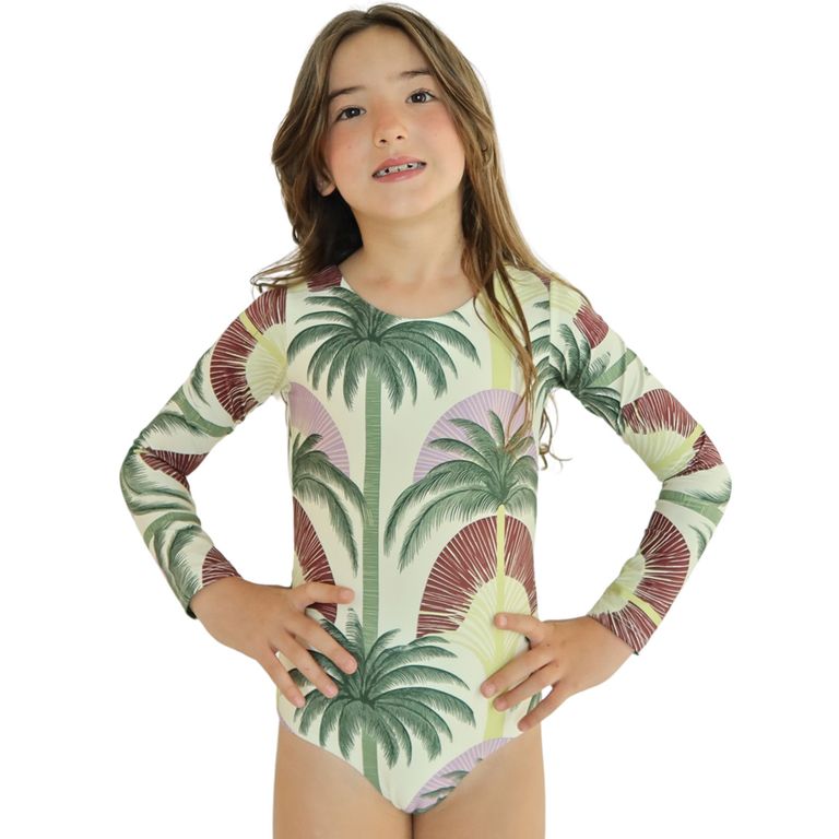 Traje De Baño Protección Solar Niña