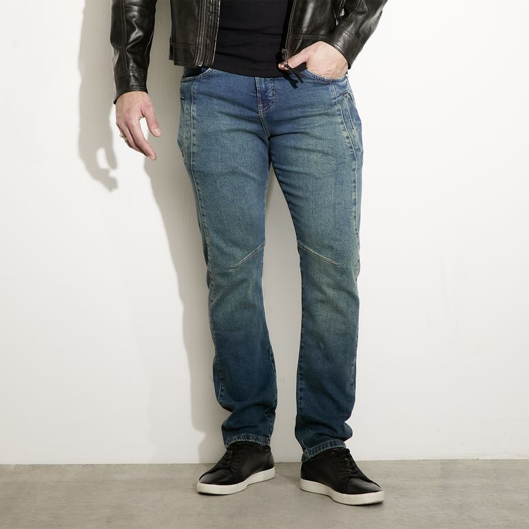 Jeans Slim Tiro Medio Mujer