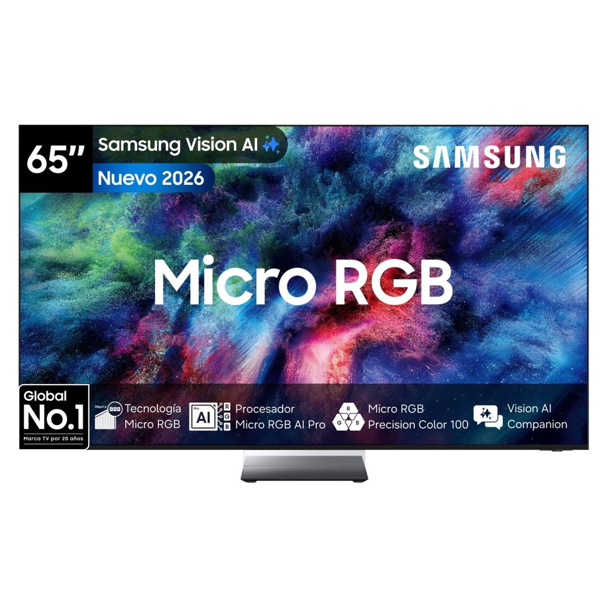 SAMSUNG - 65" Micro RGB R95H 4K Samsung Vision AI Smart TV (2026)