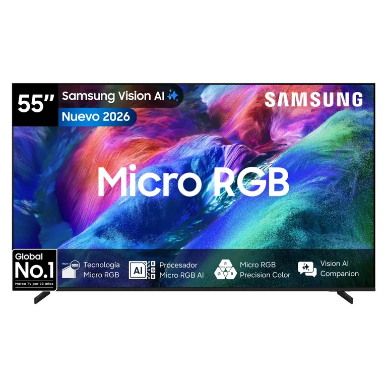 SAMSUNG 55" Micro RGB R85H 4K Vision AI Smart TV (2026)