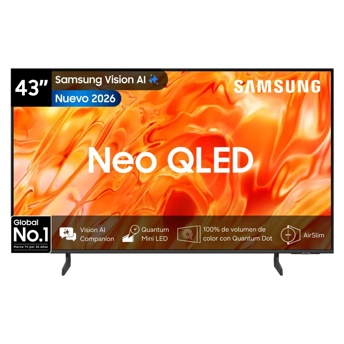 SAMSUNG - 43" Neo QLED QN70H 4K Samsung Vision AI Smart TV (2026)