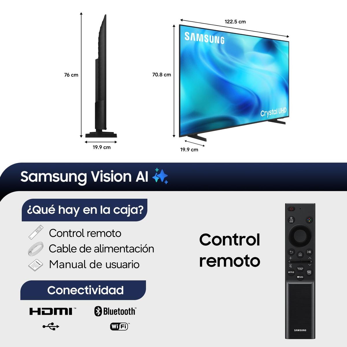 SAMSUNG - 55" Crystal UHD U8200H 4K Samsung Vision AI Smart TV (2026)