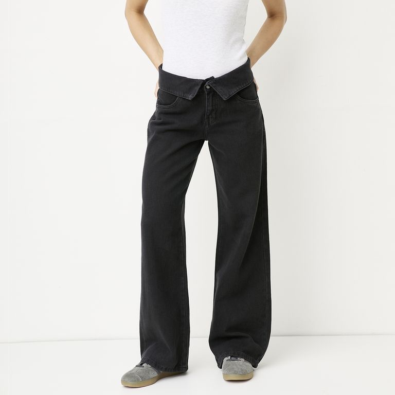 Jeans Tiro Medio Mujer