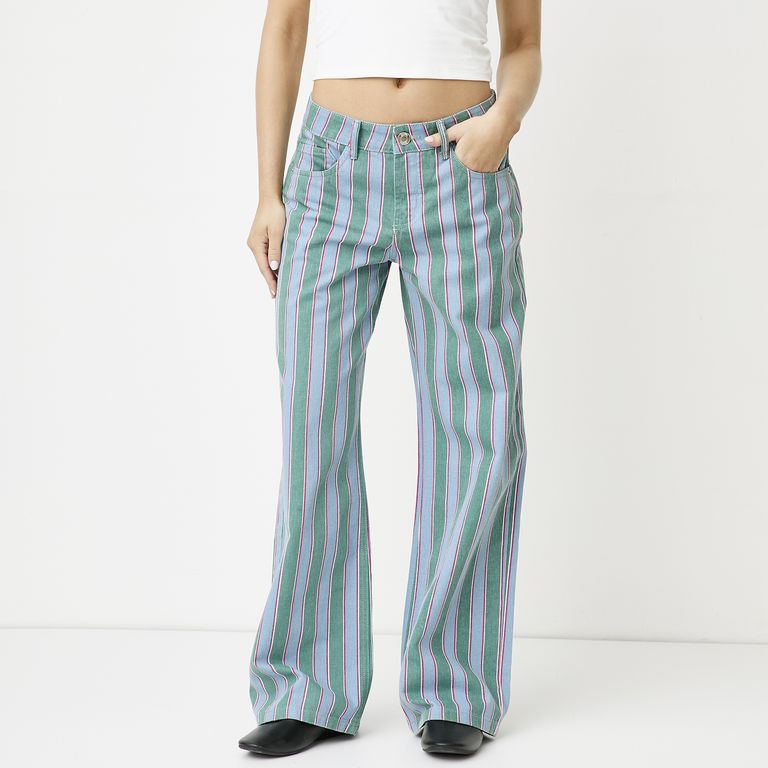 Jeans Tiro Medio Mujer