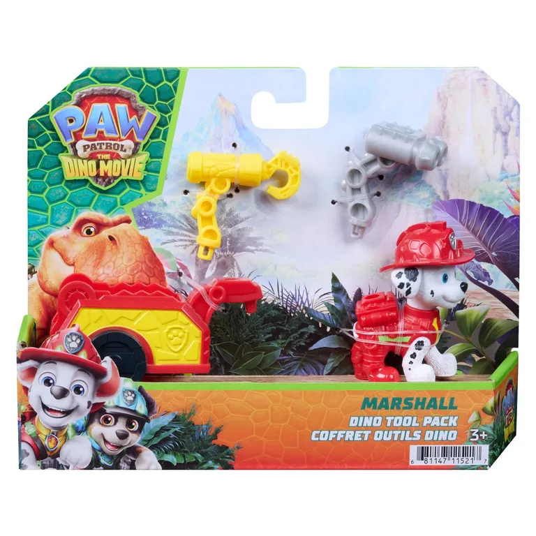 Paw PatrolFiguras con Herramienta de Dinosaurio Marshall