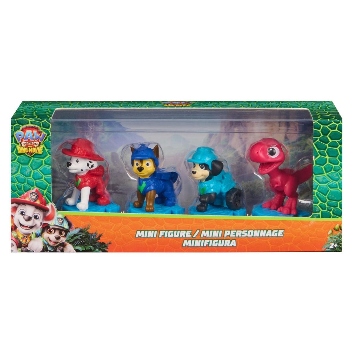 PAW PATROL - 4 Figuras De Paw Patrol Película Dino