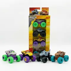 MONSTER JAM - Set de 4 Autos