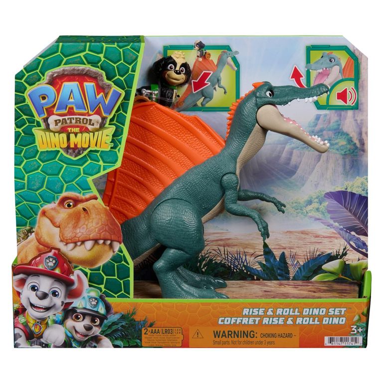 PAW PATROL Coffret Rise y Roll Dino