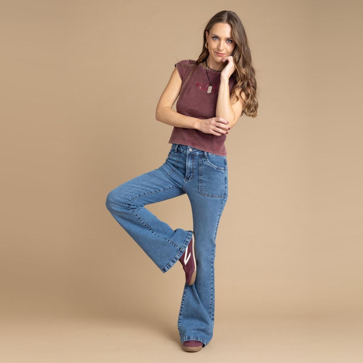 EFESIS - Jeans Tiro Medio Mujer Efesis