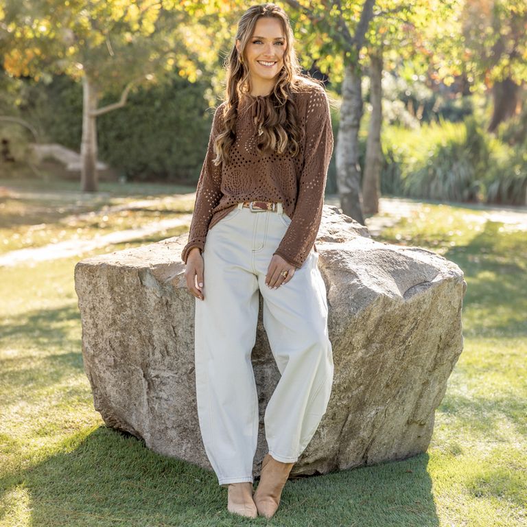 Jeans Tiro Medio Mujer