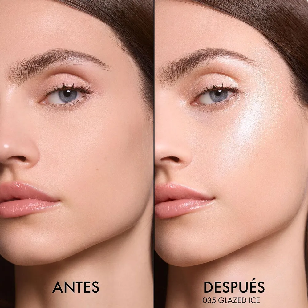 Dior Backstage Glassy Glow Stick - Iluminador bálsamo iridiscente multiuso - 035 Glazed Ice, foto 4