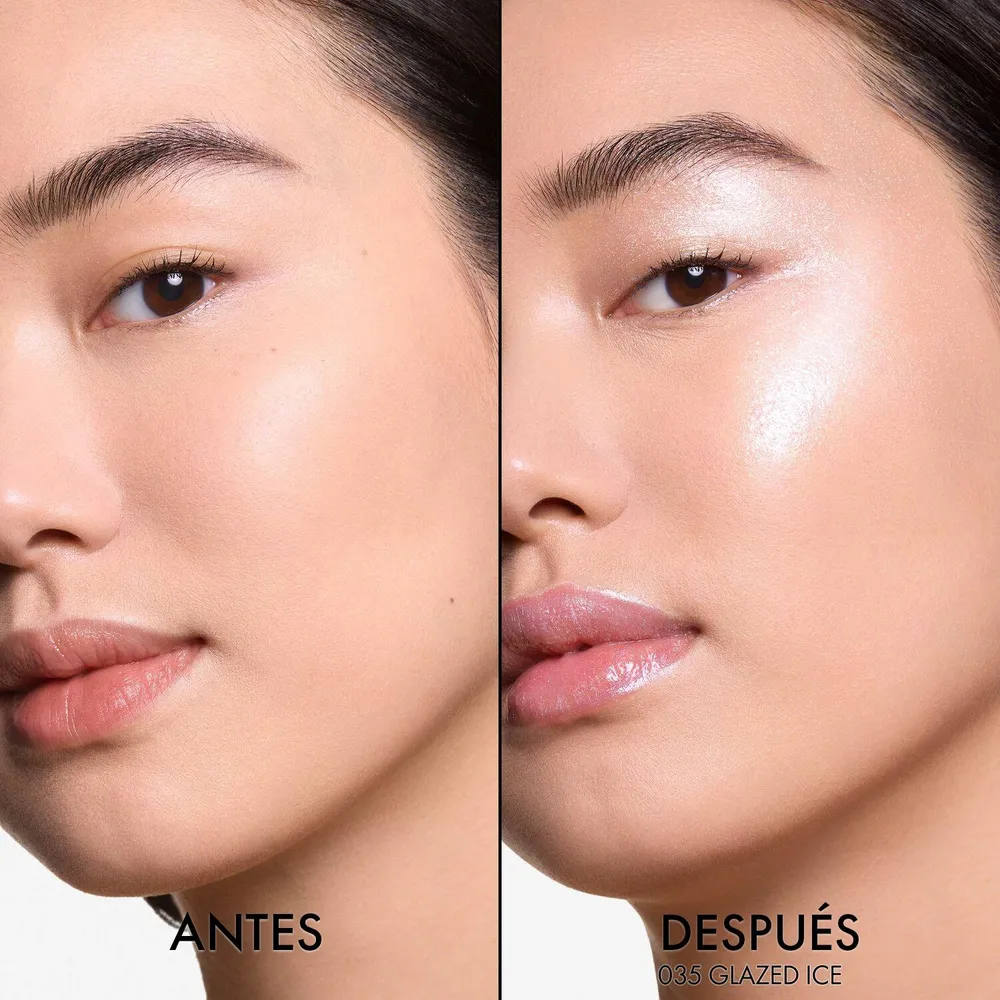 Dior Backstage Glassy Glow Stick - Iluminador bálsamo iridiscente multiuso - 035 Glazed Ice, foto 8