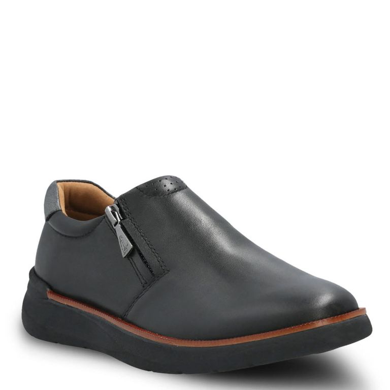 Slip On Marty Zapatilla Urbana Mujer Cuero Negro