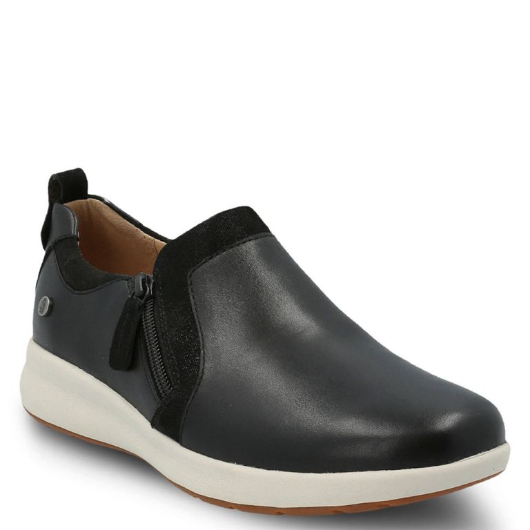 Spinal Slipon Zapatilla Urbana Mujer Cuero Negro