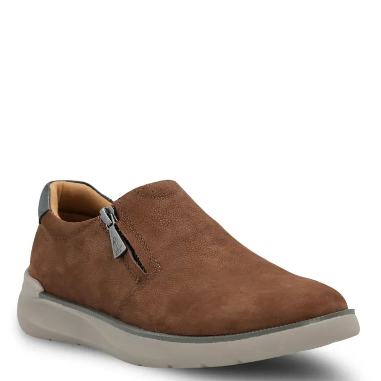 Slip On Marty Zapatilla Urbana Mujer Cuero Café