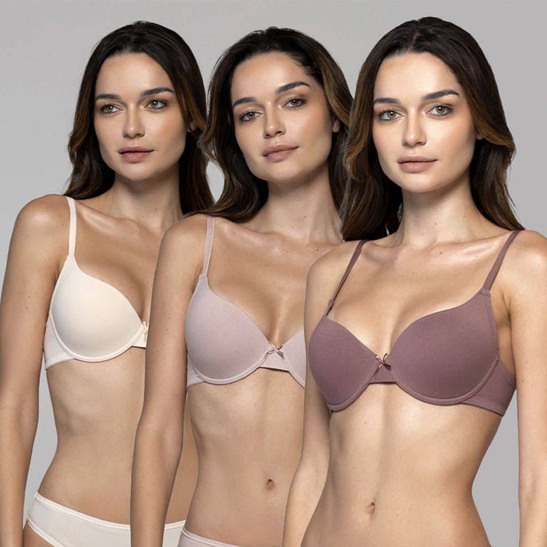 Pack De 3 Sostenes Mujer Algodón