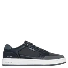 SKECHERS - League Zapatilla Urbana Hombre Cuero Negro