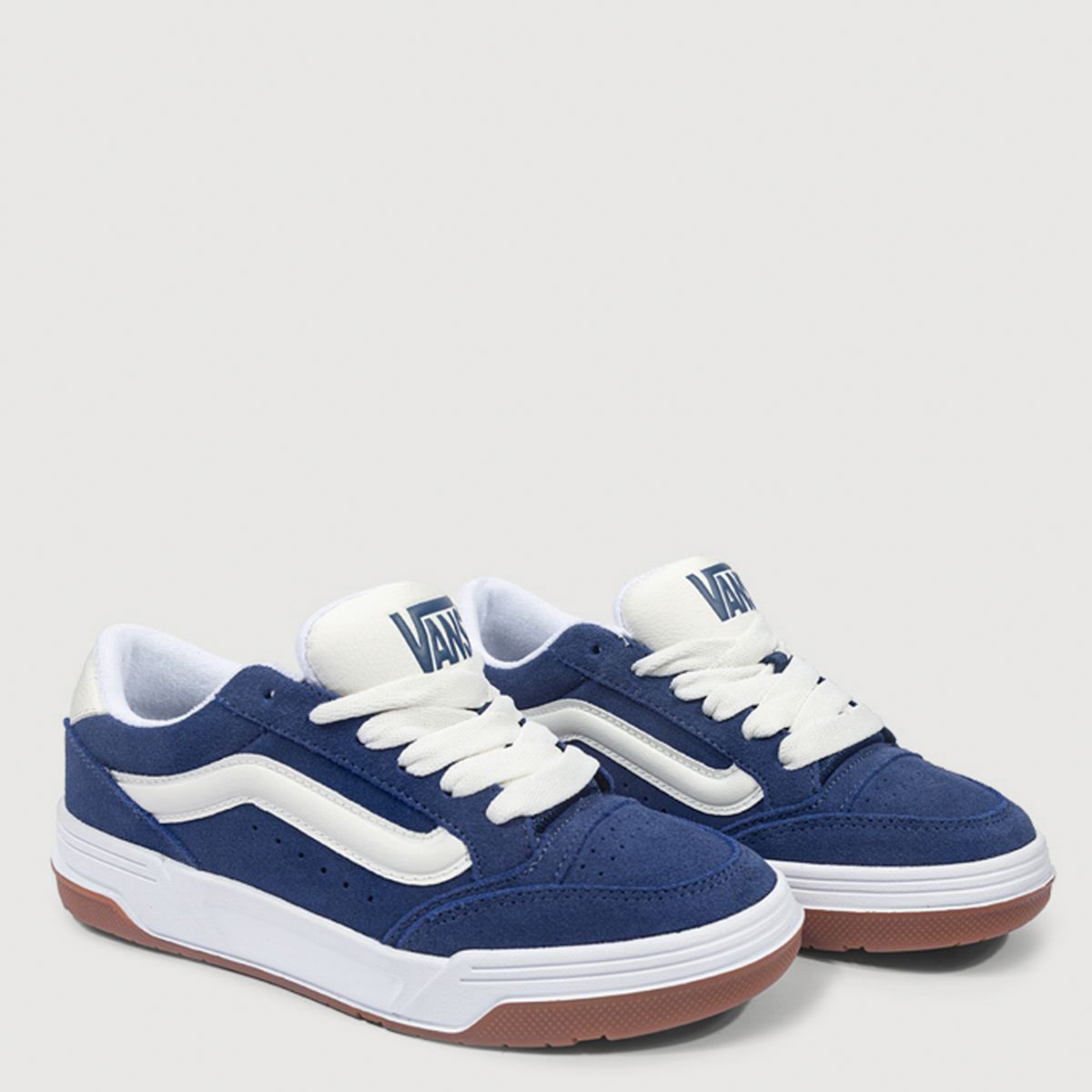VANS - Hylane Zapatilla Urbana Hombre Cuero Azul Vans