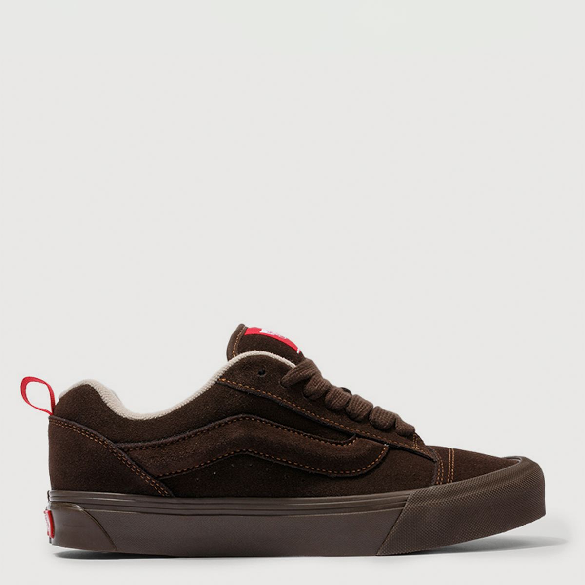 VANS - Knu Skool Zapatilla Urbana Hombre Cuero Café Vans