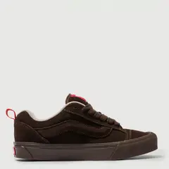 VANS - Knu Skool Zapatilla Urbana Hombre Cuero Café