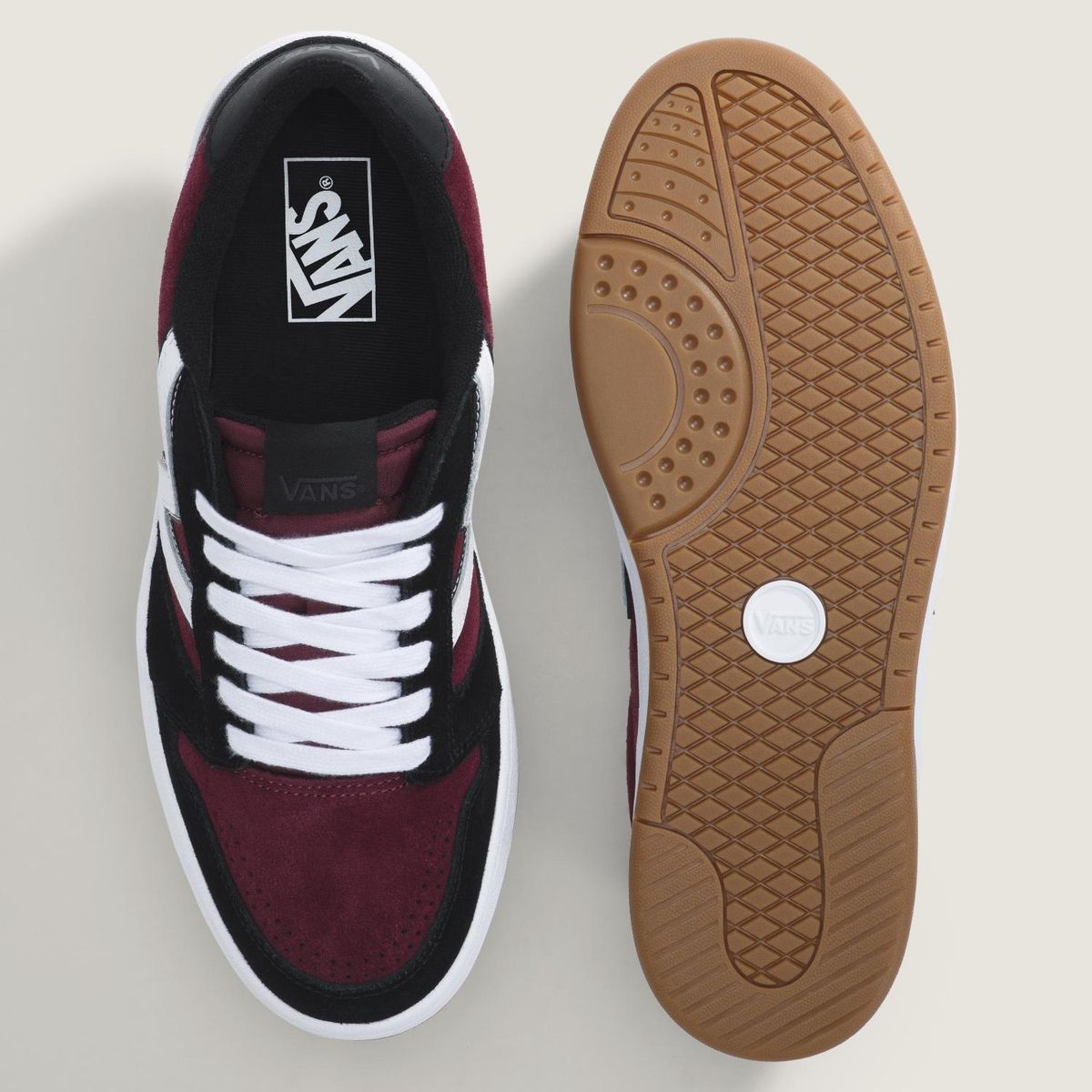 VANS - Lowland 2.0 Zapatilla Urbana Hombre Cuero Multicolor Vans