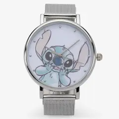 DISNEY - Reloj Unisex Stitch Mesh Silver
