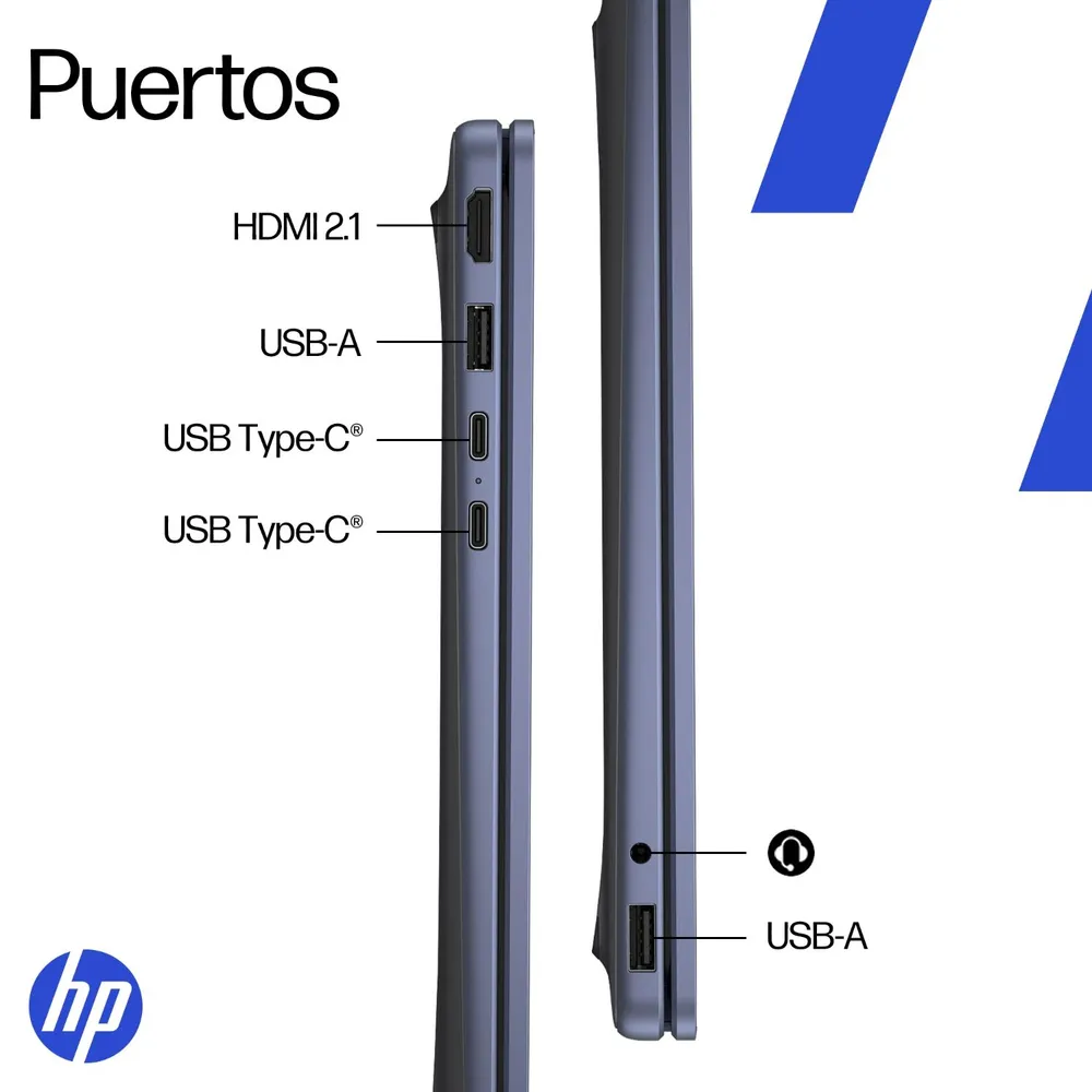HP OmniBook 3 14-ht0031la Core 3 8GB 512GB Touch Azul, foto 15