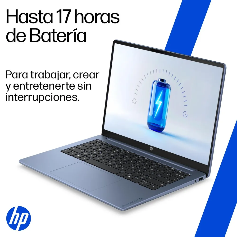 HP OmniBook 3 14-ht0061la Core 5 8GB 512GB Touch Azul, foto 8