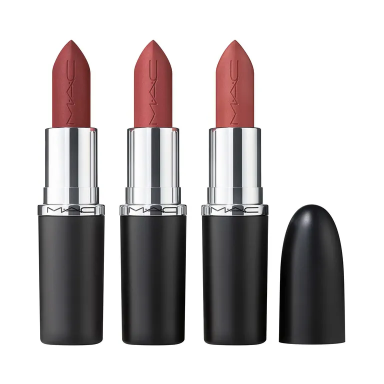 Set De Labiales M·A·Cximal Silky Matte Lipstick Trio / Sepia Collection