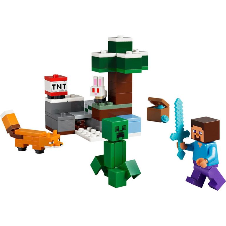 Minecraft A Otro Nivel Con La Aventura De Steve En La Taiga