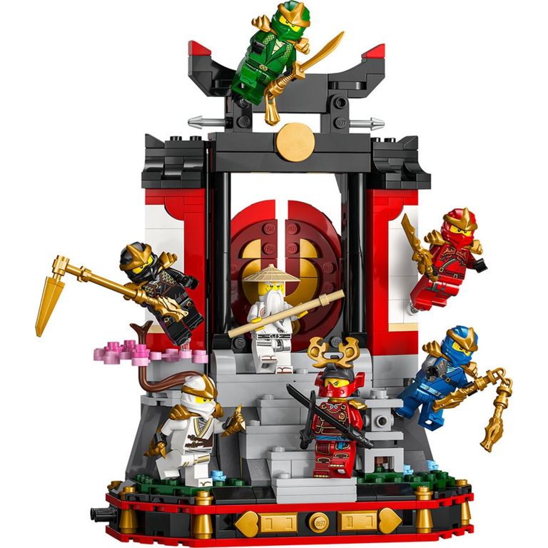 Ninjago Con El Set Exhibición De Personajes Ninja: 15 Aniversario
