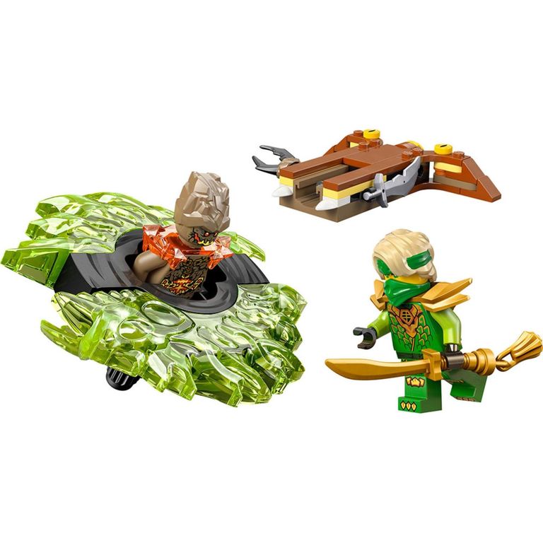 Ninjago Lloyd Vs. Spinner Del Monstruo De Tierra